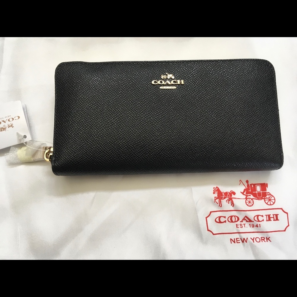 Black Coach Wallet